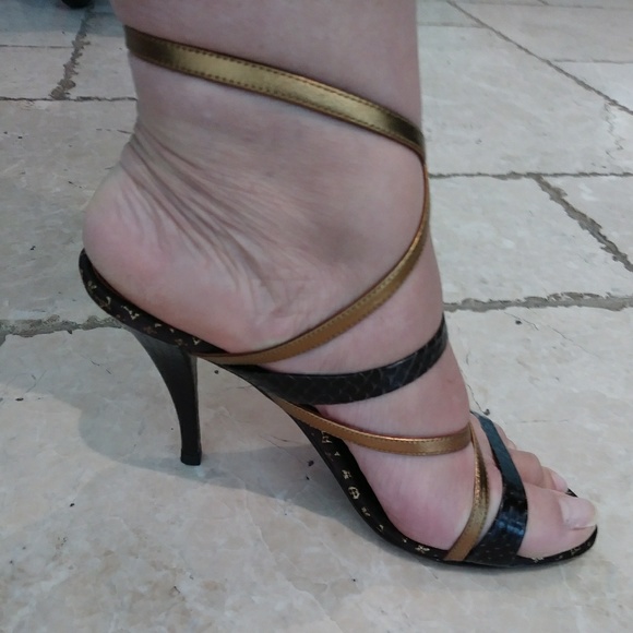 Louis Vuitton strappy heels size 36 - Picture 2 of 8